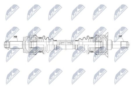 ПІВВІСЬ | BMW X5/X6 06- /Л/П,ЗАД,ATM/ NTY NPWBM069