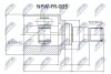 ШАРНІР РІВНИХ КУТОВИХ ШВИДКОСТЕЙ | FORD 1.4,1.6,1.8 C-MAX 03-, FOCUS II 04-, FOCUS CB4 07- /ЛІВ/ NTY NPWFR003 (фото 4)