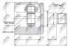 ШАРНІР РІВНИХ КУТОВИХ ШВИДКОСТЕЙ | HONDA CIVIC UK MA/MB 94-01, ACCORD CB/CC/CD/CE/CG -02, CR-V RD 97-01 /ПРАВ/ NTY NPWHD008 (фото 1)