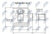 ШАРНІР РІВНИХ КУТОВИХ ШВИДКОСТЕЙ | HYUNDAI LANTRA/ELANTRA 96-06, MATRIX BE 01-06, COUPE 96-00 Л/П NTY NPWHY511 (фото 1)