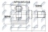 ШАРНІР РІВНИХ КУТОВИХ ШВИДКОСТЕЙ | MITSUBISHI SPACE WAGON N33 92-, COLT/LANCER C51A-C77A 88-96, CB/CD 91- NTY NPWMS013 (фото 1)