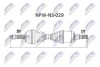 ПІВВІСЬ | NISSAN NAVARA /MTM/ 05-, PATHFINDER /MTM/ 05- Л/П NTY NPWNS029 (фото 3)