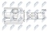 ШАРНІР РІВНИХ КУТОВИХ ШВИДКОСТЕЙ | SUBARU FORESTER 01-07, IMPREZA 07-11, LEGACY 03-09 NTY NPWSB013 (фото 2)