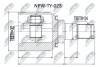 ШАРНІР РІВНИХ КУТОВИХ ШВИДКОСТЕЙ | TOYOTA AVENSIS CDT220 2.0 D-4D 99-03 /ЛІВ/ NTY NPWTY023 (фото 1)