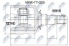 ШАРНІР РІВНИХ КУТОВИХ ШВИДКОСТЕЙ | TOYOTA AVENSIS CT220 2.0TD 97-06.2000, AZT220 2.0 00-03 /ЛІВ/ NTY NPWTY025 (фото 1)