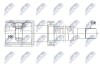 ШАРНІР РІВНИХ КУТОВИХ ШВИДКОСТЕЙ | VOLVO S80 2.8T6,2.9T,3.0,3.0T6 2000-2006 /ATM,ПРАВ/ NTY NPWVV081 (фото 1)