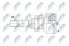 ШАРНІР РІВНИХ КУТОВИХ ШВИДКОСТЕЙ | VOLVO XC90 D3/D5 02-14 VIN 354476->, 3.2V6 VIN 354979-> 02-14, 4.4V8 VIN 367134-> 02-07 /ПРАВ,ATM/ NTY NPWVV094 (фото 1)