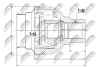 ШАРНІР РІВНИХ КУТОВИХ ШВИДКОСТЕЙ | VW GOLF V 1.4TSI 07-09, TIGUAN 1.4TSI, 2.0TDI 07-, AUDI A3 1.4TFSI ATM 07-13, Q3 09-, SKODA SUPERB 1.8TSI ATM 08- NTY NPWVW031 (фото 1)