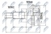 ШАРНІР РІВНИХ КУТОВИХ ШВИДКОСТЕЙ | FORD MONDEO I/II 1.8TD,2.5 V6 93- /+ABS=44T/ NTY NPZFR008 (фото 1)