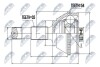 ШАРНІР РІВНИХ КУТОВИХ ШВИДКОСТЕЙ | CITROEN JUMPER/PEUGEOT BOXER/FIAT DUCATO 18Q 94- /+ABS=54T/ NTY NPZFT008 (фото 1)