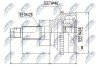 ШАРНІР РІВНИХ КУТОВИХ ШВИДКОСТЕЙ | KIA CLARUS -02, SEPHIA/SHUMA 1.8 98-01, CARENS 02- /+ABS=46T/ NTY NPZKA326 (фото 1)