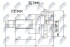 ШАРНІР РІВНИХ КУТОВИХ ШВИДКОСТЕЙ | MAZDA DEMIO 98- /+ABS=44T/ NTY NPZMZ014 (фото 1)