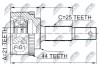 ШАРНІР РІВНИХ КУТОВИХ ШВИДКОСТЕЙ | NISSAN ALMERA N16 1.5 00- /+ABS=44T/ NTY NPZNS086 (фото 1)