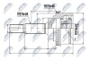 ШАРНІР РІВНИХ КУТОВИХ ШВИДКОСТЕЙ | TOYOTA HIGHLANDER 00-07, LEXUS RX300/330/350 03-08 /ЗАД/ NTY NPZTY075 (фото 1)