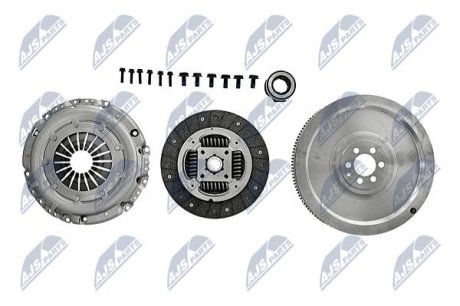 ЗЧЕПЛЕННЯ В ЗБОРІ | SKODA OCTAVIA 1.6TDI 09-,1.9TDI 105 KM 2004.06-, SUPERB 1.9TDI 105 KM 2008.03-, VW GOLF 1.9TDI 90/105 KM 2003.10-, 1.6TDI 2008.10- NTY NZSVW003 (фото 1)