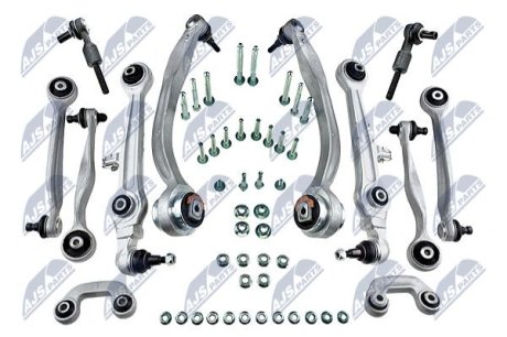 ВАЖІЛЬ ПІДВІСКИ | VW PASSAT 00-05, AUDI A6 00-06 /ПОЛНЫЙ КОМПЛЕКТ УСИЛЕННЫЙ ПЕРЕД ПОДВЕСКИ/ NTY ZWDVW000A