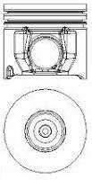 Поршень NURAL 8711350700