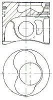 Поршень NURAL 8711490066