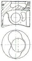 Поршень NURAL 8711490785