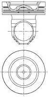 Поршень NURAL 87-143600-00