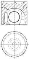 Поршень (OM501/OM502) NURAL 8742090050