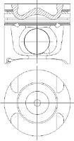 Поршень NURAL 8742740030