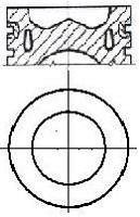 Поршень NURAL 8743290700