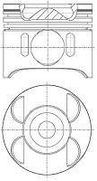 Поршень NURAL 8743340500