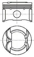 Поршень NURAL 8743530000