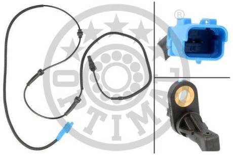CZUJNIK ABS CITROEN : C5 I (DC_), C5 I ESTATE (DE_) SZT Optimal 06S707