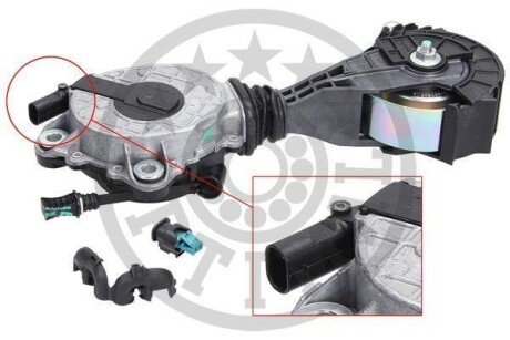 Натяжник ременя генератора Citroen Berlingo/Peugeot Partner 1.6 VTi 09- Optimal 0N2264