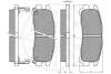 Гальмівні колодки, дискове гальмо (набір) Optimal 10191 (фото 3)