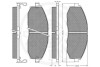 Гальмівні колодки, дискове гальмо (набір) Optimal 10327 (фото 2)