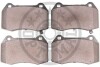 Комплект тормозных колодок, дисковый механизм Optimal 12519 (фото 2)