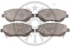 Гальмівні колодки, дискове гальмо (набір) Optimal 12551 (фото 2)