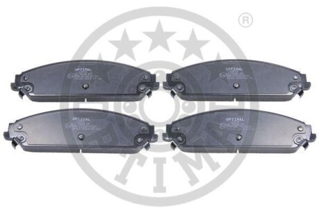 Комплект гальмівних колодок, дискове гальмо Optimal 12578 (фото 1)