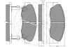 Гальмівні колодки, дискове гальмо (набір) Optimal 9653 (фото 2)