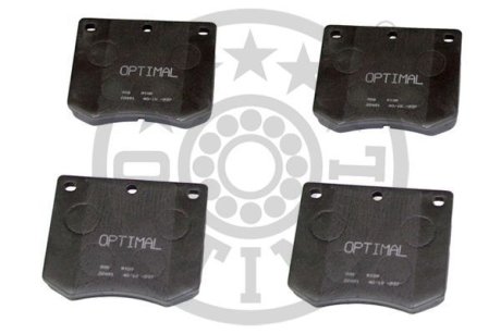 KLOCKI HAMULCOWE AC ME ASTON MARTIN TICKFORD CAPRI DE LOREAN DMC-12 FORD CAPRI 63-96 PRZOD SZT Optimal BP09109