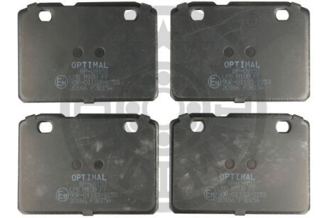 Колодки гальмівні (передні) Lada 2101/2102/2103/2104/2105/2106/2107 70-12 Optimal BP09151