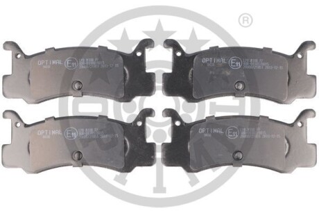 Гальмівні колодки дискові Optimal BP-09438