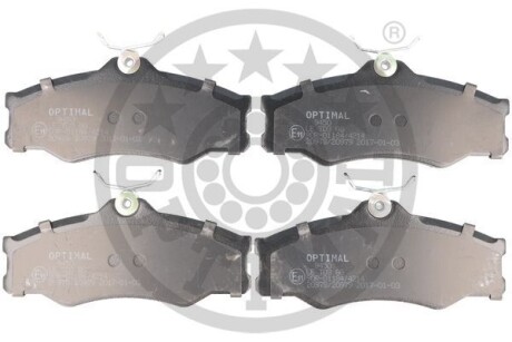 Колодки гальмівні (передні) VW T3 1.6D-2.4D 75-96 Optimal BP09450