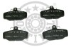 KLOCKI HAMULCOWE AC ACE, ACECA, COBRA MK IV (291N) FORD ESCORT MK VI (AAL, ABL), ESCORT MK 81-04 TYL SZT Optimal BP09512 (фото 1)