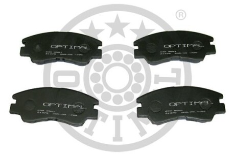 KLOCKI HAMULCOWE MITSUBISHI L 200 (K3_T, K2_T, K1_T, K0_T), L 300 III BOX (P0_V, P1_V, P_2V) 83-06 PRZOD SZT Optimal BP09581