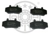 KLOCKI HAMULCOWE UMM TRANSCAT. VOLVO 740 (744), 740 KOMBI (745), 760 (704, 764), 760 KOMBI (81-98 PRZOD SZT Optimal BP09610 (фото 1)