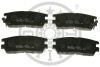 KLOCKI HAMULCOWE MITSUBISHI PAJERO/SHOGUN   CANVAS TOP (V2_W, V4_W), PAJERO/SHOGUN MK II (V3 90-00 TYL SZT Optimal BP09792 (фото 1)