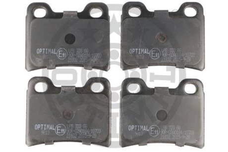 Brake Pad Set Optimal BP09813