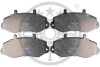 KLOCKI HAMULCOWE OPEL MOVANO BOX (X70), MOVANO COMBI (X70), MOVANO DUMP TRUCK (X70), MOVANO 98-10 PRZOD SZT Optimal BP10270 (фото 1)