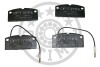 KLOCKI HAMULCOWE AIXAM 400, 500 HATCHBACK, A.721, A.741, A.751 LIGIER AMBRA, BE UP, NOVA P 96-06 PRZOD SZT Optimal BP12073 (фото 1)