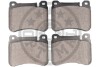 KLOCKI HAMULCOWE MERCEDES-BENZ C-CLASS (W203), C-CLASS COUPE (CL203), C-CLASS T-MODEL (S203) 00-11 PRZOD SZT Optimal BP12318 (фото 2)