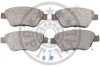 Колодки тормозные (передние) Fiat Doblo 01- (123x53.3x17.3) (с датчика) Optimal BP12324 (фото 2)